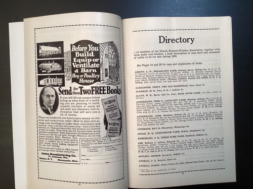 1932 Illinois Holstein Year Book Holstein-Friesian Association SC - Picture 9 of 13