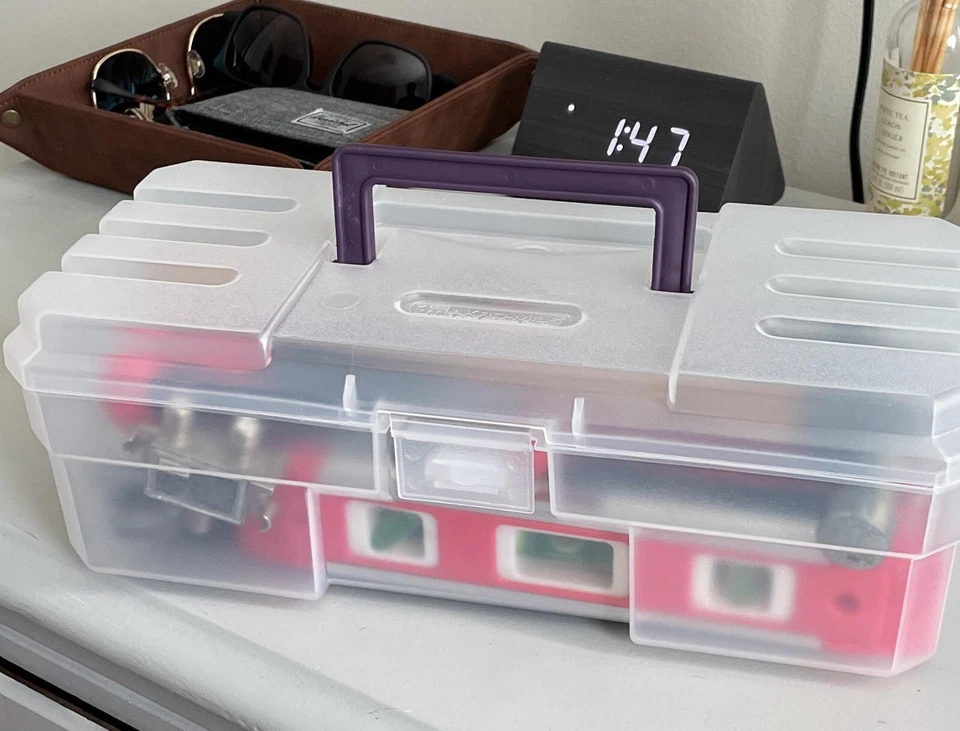 Akro-Mils 12-Inch ProBox Plastic Art Supply, Hobby or Craft Storage ‎12"L x 6"W  - Image 2 of 2