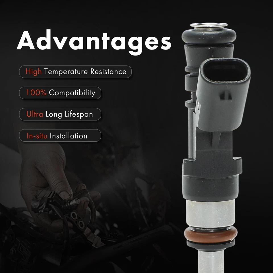 Injetor de combustível 8 peças para Mercedes-Benz C63 AMG E63 AMG S63 AMG CLS63 AMG SL63 AMG - Imagem 4 de 4