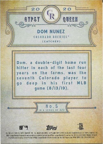 2020 Topps Gypsy Queen.. 1-150..You Pick - Picture 9 of 251