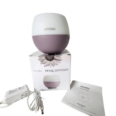 doTERRA Petal Essential Oil Aroma Diffuser Aromatherapy Purple PY-006 w/ Box