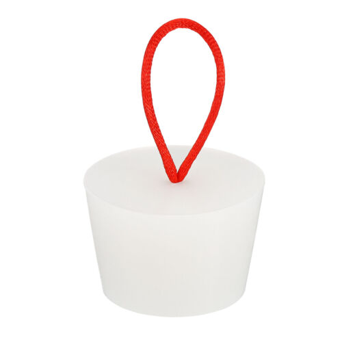 Silicone Rubber Conical Male 37mm to 46mm Solid Sprouts Stopper with Handle - Picture 1 of 5