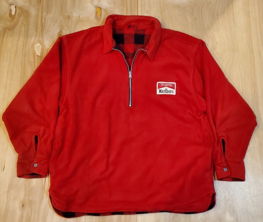 Vintage Marlboro Mens Jacket Reversible Buffalo Plaid… Gem