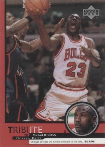 1998-99 Upper Deck MJx Timepieces Red #21 Michael Jordan PSA 6