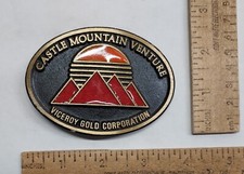 CASTLE MOUNTAIN VENTURE - VICEROY GOLD CORPORATION - belt BUCKLE - listing 7393