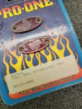 Pro-One Performance Lens, Red, Elliptical, Pair 401769