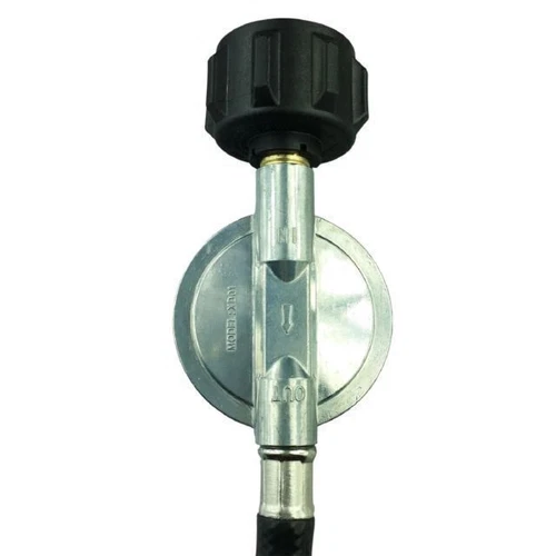 5 FT Hose High Pressure Propane Gas Regulator LPG BBQ Grill Adjustable 0-20PSI - Picture 7 of 9