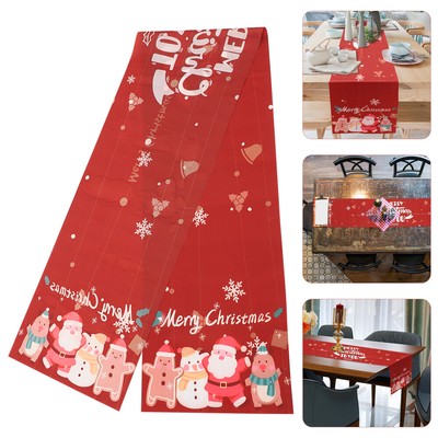  Decorations Christmas Table Runner Display Multiple Scenario Tablecloth