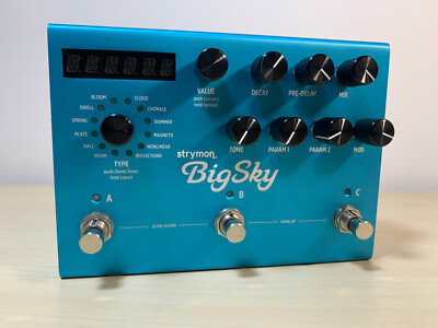 Strymon BigSky - Multi Reverb - Effects Pedal - Incredible Sounds!