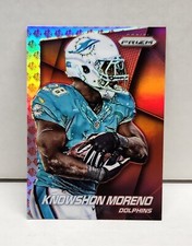 KNOWSHON MORENO 2014 Prizm NFL SHIELD LOGO ~ Dolphins ~ #'d /75