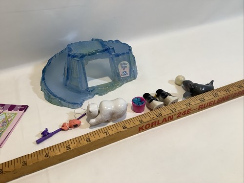 Vintage 1993 LPS Littlest Pet Shop Zoo Polar Pets Toy Play Set Complete KENNER** - Picture 7 of 10