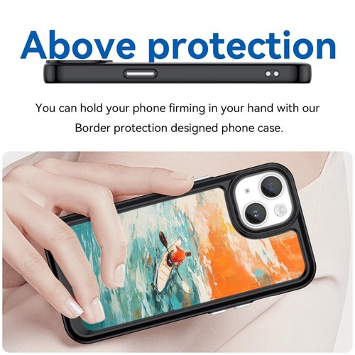 For Samsung A15 A16 S23 S24 S25 Ultra FE grim reaper kayaking skeleton TPU Cover - 第 15/25 張圖片