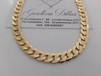 Collier Chaîne En Or Blanc 18K Massif – Maille Rolo, 50 Cm, 750/1000, Neuf Avec étiquettes
