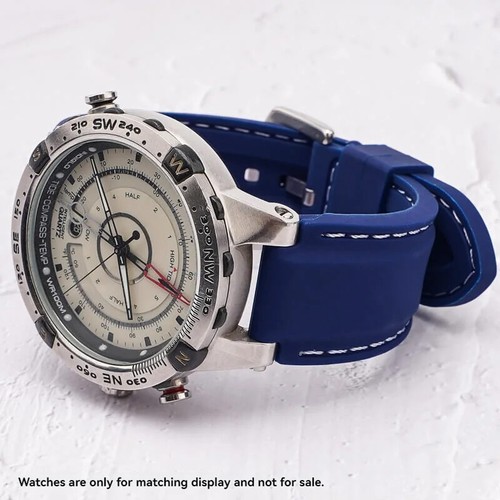 For Timex E-tide Bussola T2N720 T2N721 TW2T76300 Uomo Impermeabile Morbido Silicone - Foto 19 di 34