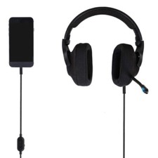 Gaming 3.5mm Headphone Cable Volume Control Mic for G433/G233 Earphone