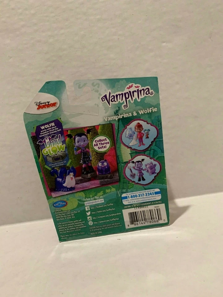 迪士尼青少年吸血鬼最好的朋友吸血鬼和狼娃娃人偶套装 — 第 2/3 张图片