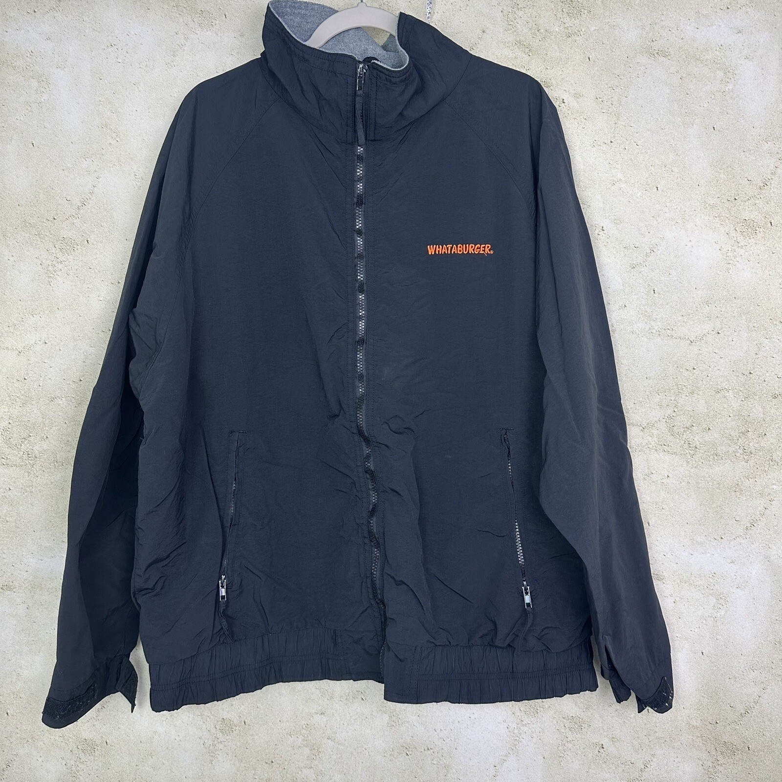 Whataburger Employee Work Jacket Mens Size 2XL Black … Gem