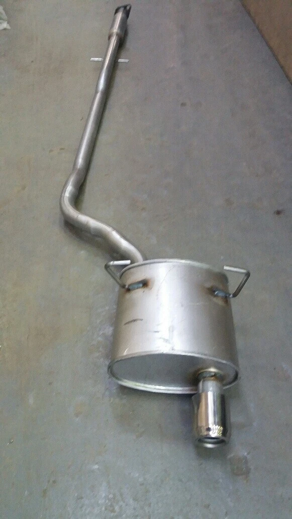 Mini Cooper Exhaust Rear Silencer Rolled Box Noiser Throaty Sound