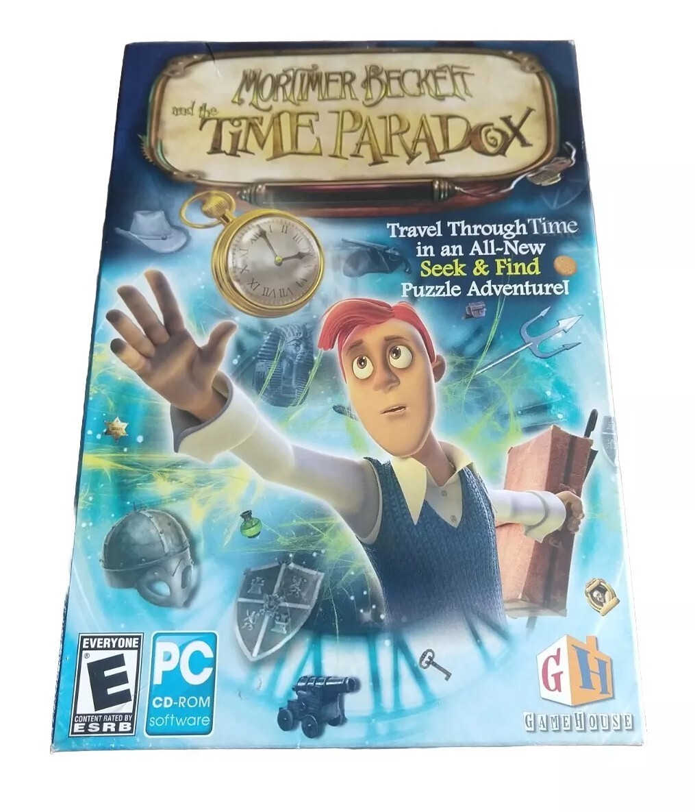 Mortimer Beckett and the Time Paradox (2009 PC CD-ROM Windows) Seek & Find Game
