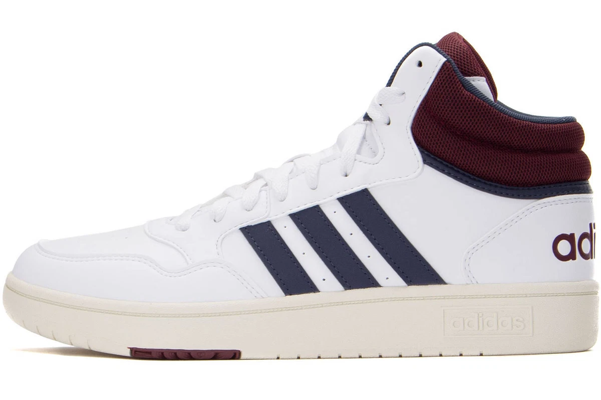 adidas Hoops 3.0 Mid Top Vintage Shoes Basketball Inspired Sneakers HP7895