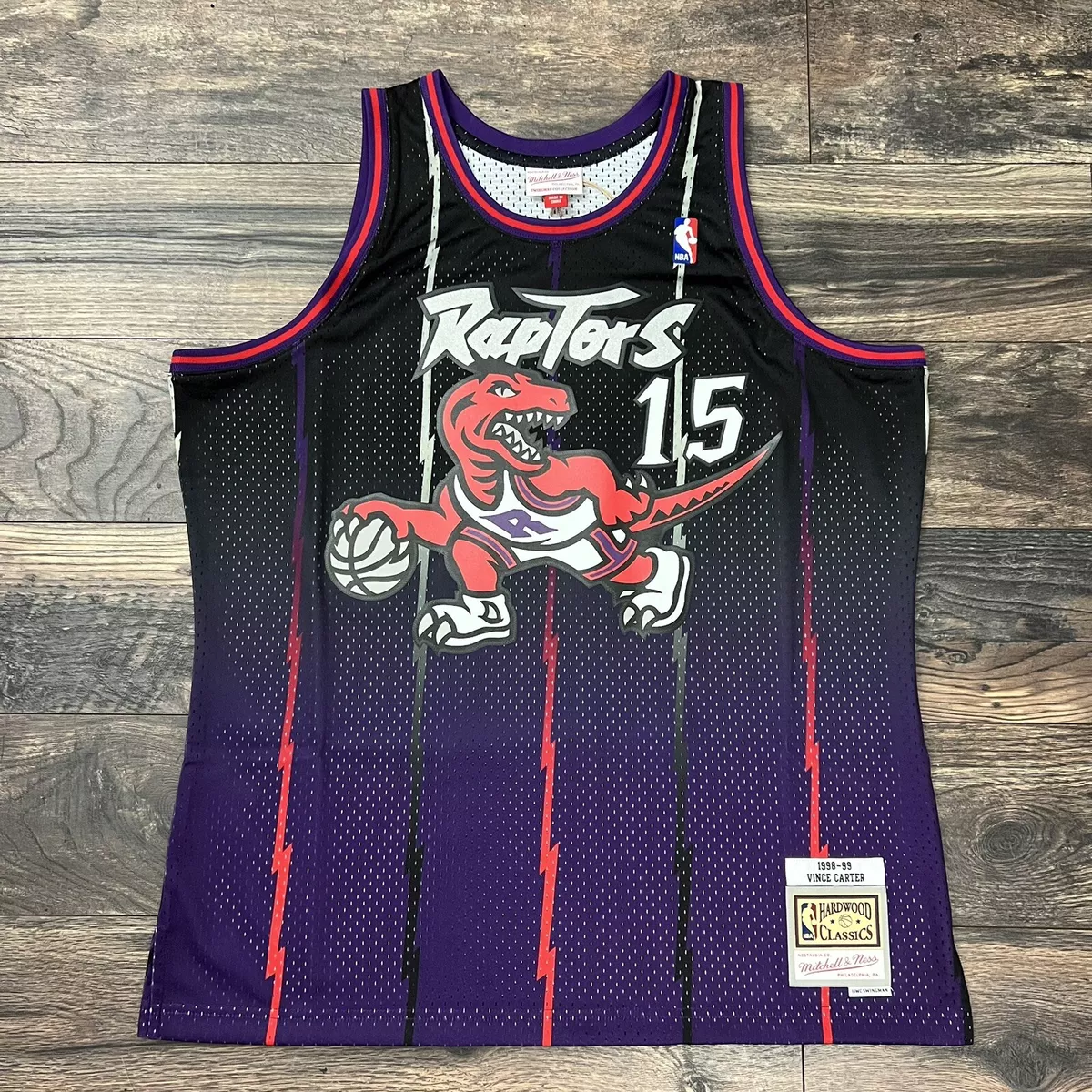 Wholsale 15 Vince Carter Toronto Raptors Fashion Mitchell Swingman