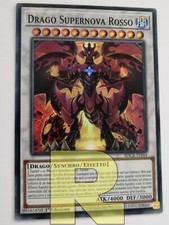 Drache Supernova Rot/Red Dragon Super Rare SDCK-IT044 1ª Ed. Italienisch
