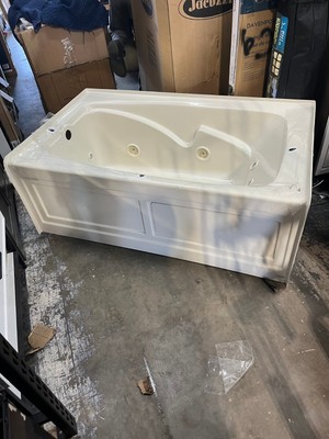 Jacuzzi Cetra 36-in x 60-in White Acrylic Alcove Whirlpool Tub NG94959 ...
