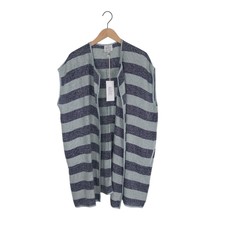 Masai Tenna Waistcoat Oversized Jacket Lagenlook Blue Black - Size S New