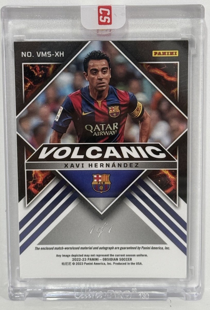 xavi2315③ 1本 2022-23 Panini Obsidian Barcelona Legend Xavi Hernandez Blue