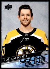 2020-21 Upper Deck Young Guns Callum Booth Rookie Boston Bruins #704 R22
