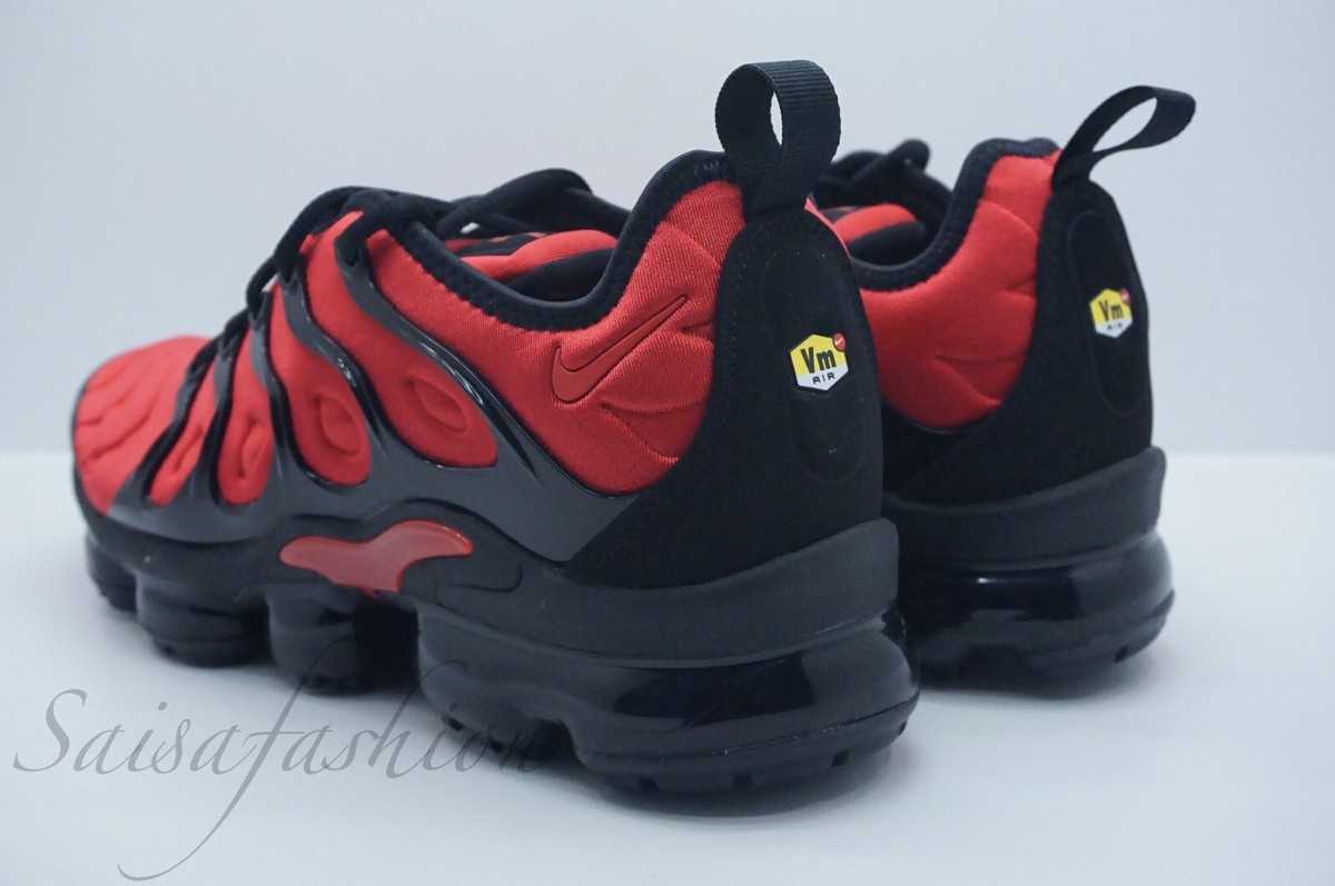 Size 10.5 - Nike Air VaporMax Plus University Red for sale online