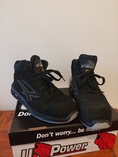 U-Power Lift S3 Water-Resistant Leather Lightweight Safety Work Boots Size 6(39)