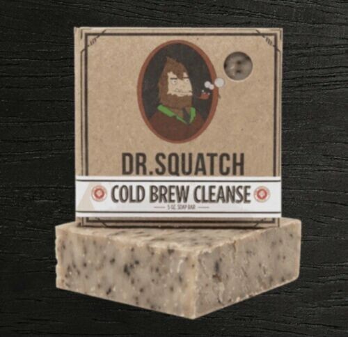 Dr Squatch Cold Brew Cleanse Mens Soap – Natural Cold Process Soap Bar Body Wash - Picture 1 of 3