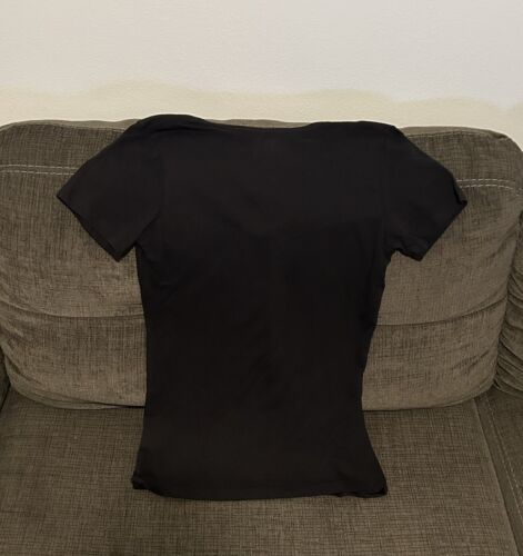 Majestic Baltimore Orioles Black T-Shirt MLB Baseball Women’s Sz: Medium - Picture 3 of 3