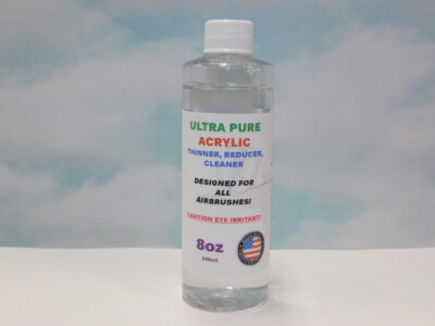 ''Ultra Pure'' Acrylic Thinner Reducer Cleaner 8oz TRC NEW & on     !!!