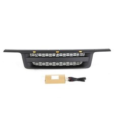 Black Front Grille Fits For 1995 1996 1997 Ford Ranger Grille Wled Lights