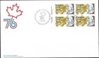 🍁Canada  #691 LLpb   "BENJAMIN FRANKLIN"    Brand New 1976  First Day Cover