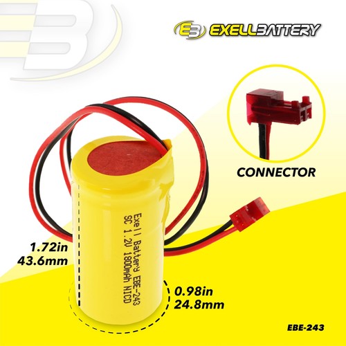 Exit Lighting Battery for Lithonia 1009S00-MZ ELB0320 ELB1P201NB - Picture 6 of 8