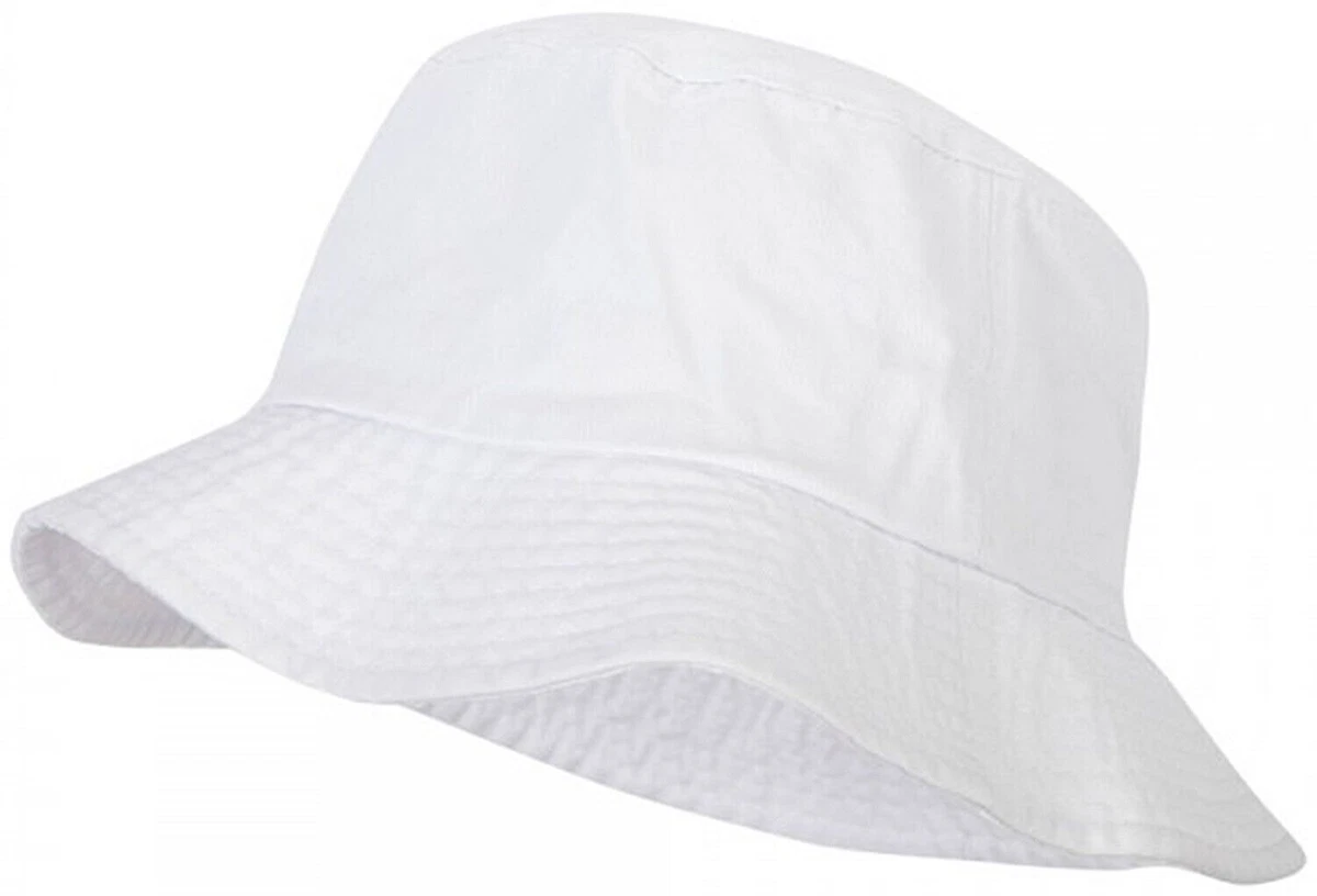 100% Cotton Bucket Hat, Stylish Unisex Wide Brim Bucket Hat, Women