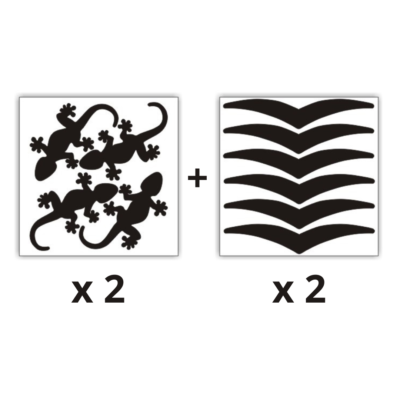 Adesivi Anticollisione Per Vetri Con Sagome Di Uccelli - 27 Pezzi, Protezione Uccelli - Foto 8