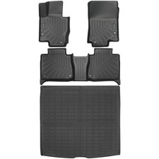 Floor Mats  Cargo Liner Custom Fit for 2020-2025 Benz GLE, All Weather TPE F...