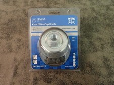 Pferd 82231P 3-1/2" x .014 Carbon Steel x 5/8"-11 Knot Wire Cup Brush (BN424)