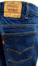 LEVI'S 517 Vtg Men's Bootcut Jeans DARK WASH Orange Tab 36/34 Actual 34/34 USA 