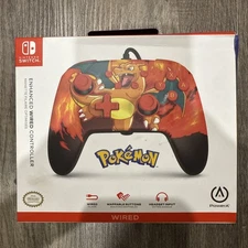 Nintendo Switch PowerA Enhanced Wired Controller - Pokémon: Charizard Box Damage
