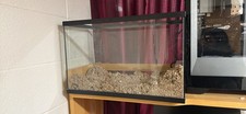 Glass Rectangle Aquarium Tank Only, Wooden Stand, All Water Types, Glass, Wood