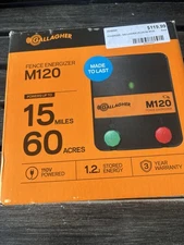 New Gallagher M120 Fence Energizer. New