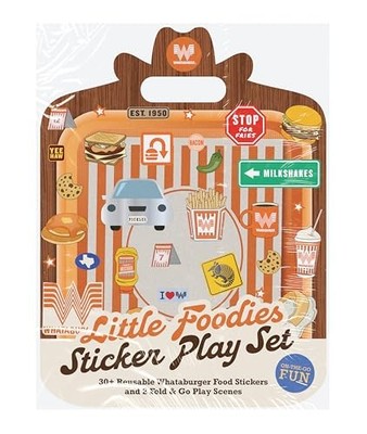 Little Foodies Reusable Sticker Play Set : 30+ Reusable Whataburger Food ...