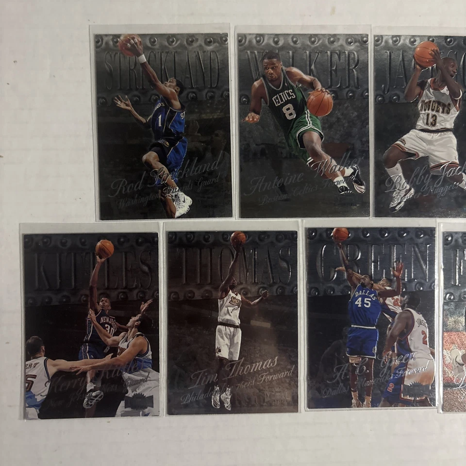 98-99 Fleer Metal NBA Basketball Cards Lot. 9 Cards - Image 2 of 3