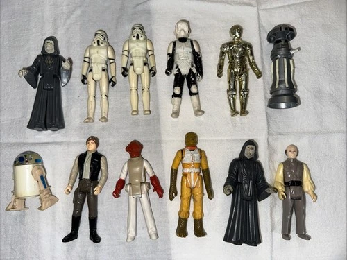 Lot Of 12 Vintage Star Wars Action Figures 1977- 1982 CMFGI & LFL
