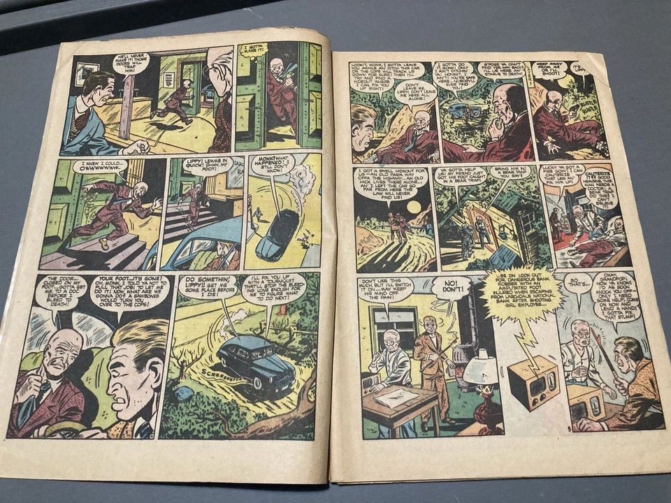 Cómics de Daredevil #38 1946, publicaciones de Lev Gleason de la Edad de Oro (ver fotos) Foto 3 de 4